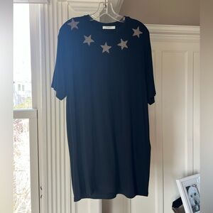 Givenchy Black oversized Top with Stars